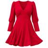 AX Paris Womens/Ladies Polyester Long-Sleeved Skater Dress