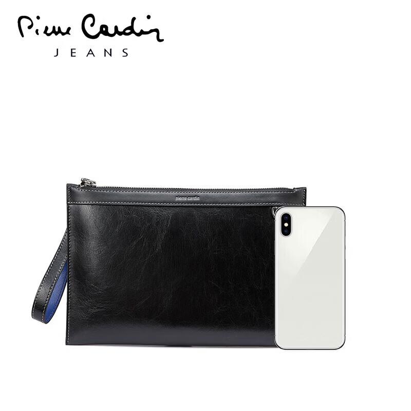 Pierre Cardin Clutch-Geldbörse aus echtem Leder für Herren