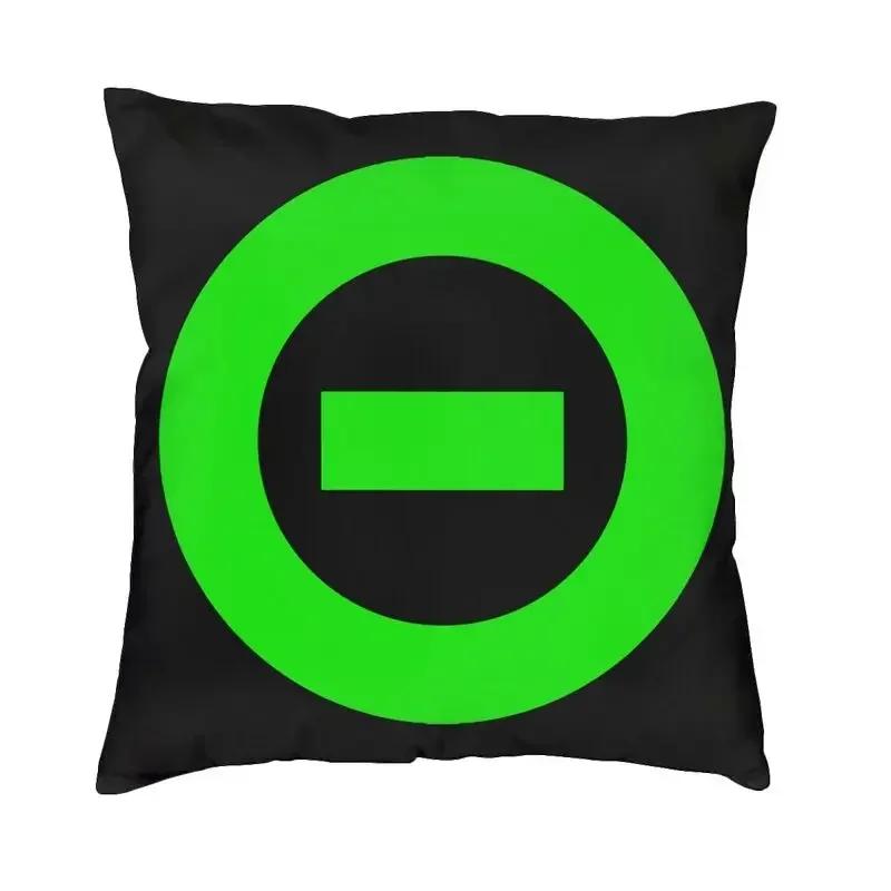 O Type Negative Logo Gothowy Zespół Heavy Metalowy Poszewka na Poduszkę Dwustronny Nadruk Poszewka na Poduszkę Dekoracyjna do Domu
