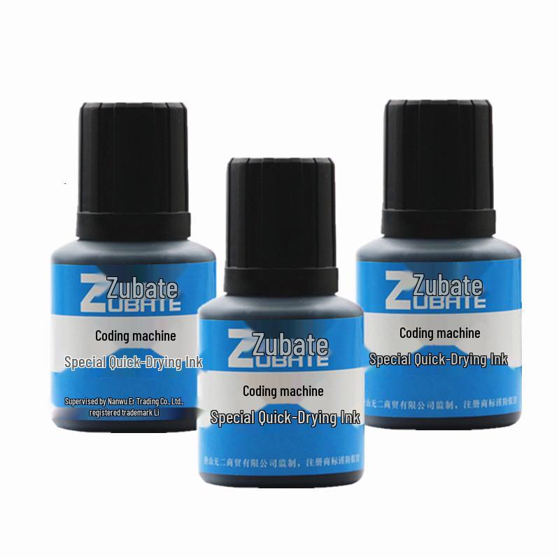 Zubate Quick-Dry Ink Stamper for Self-Inking Date Stamps