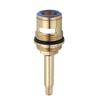 Drip Resistant Faucet Valves Replacement Brass Ceramic Stem Disc Cartridges Hot And Cold Water Spool Easy To Install