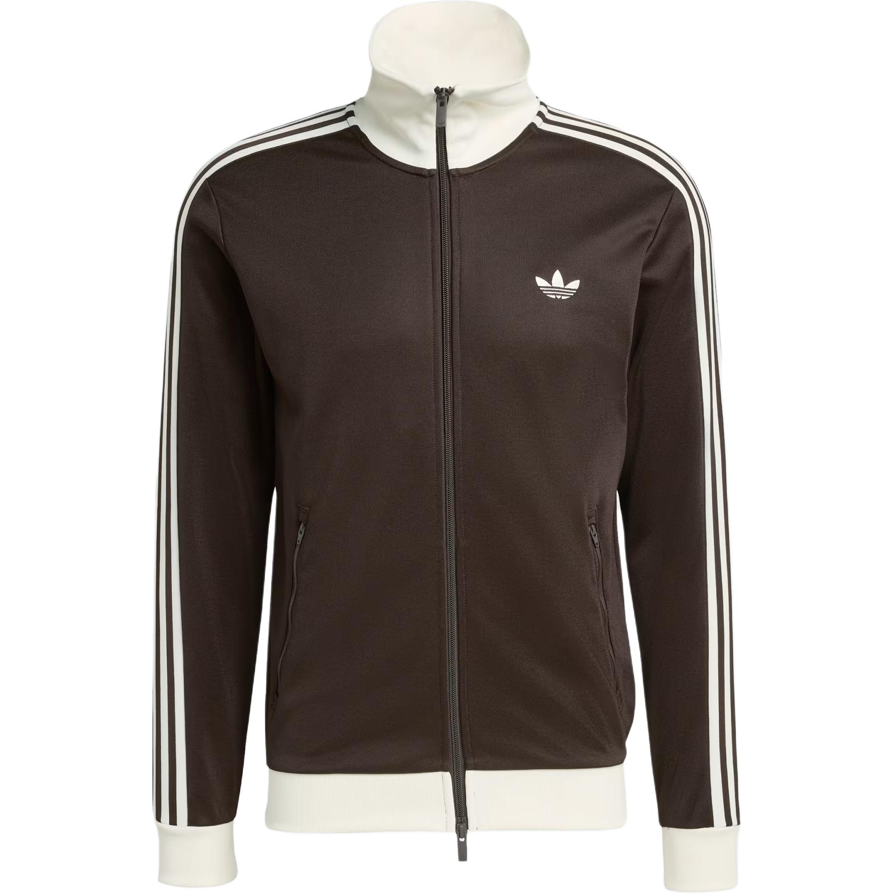 Adidas Originals Logo Striped Stand Collar Long Sleeve Slim Fit Zip Jacket Men jackets KE1665 2XL
