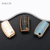 TPU Car Flip Key Case Cover Shell Fob For Ford Fiesta Focus 2 Ecosport Kugua Falcon Escape C-Max Protector Accessories