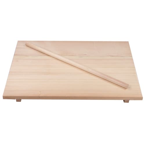 Kodai Sangyo All-Purpose Rolling Board (with 70cm Rolling Pin) Made of Red Pine