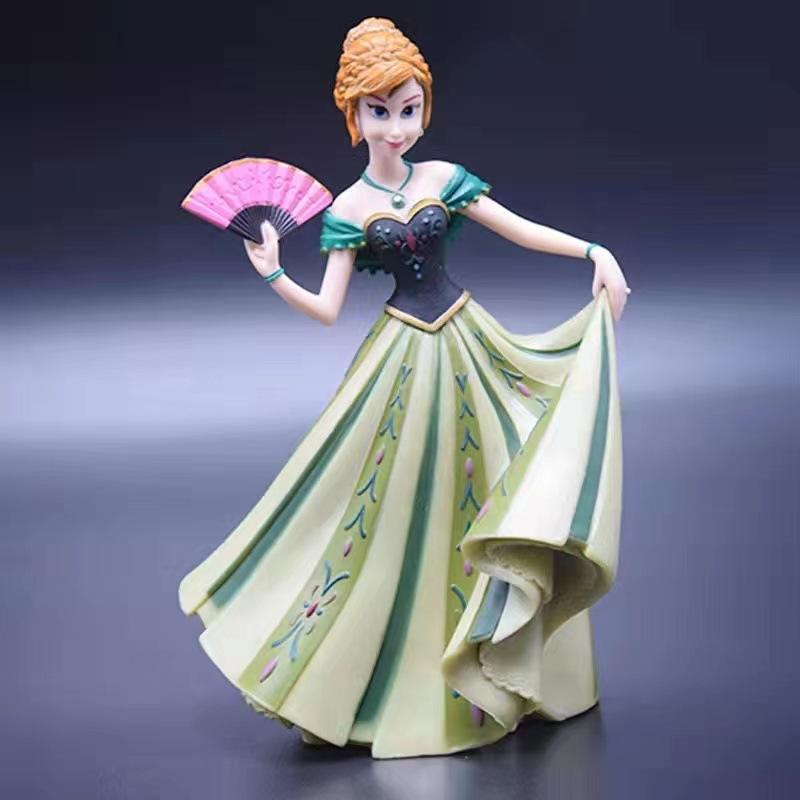 Muñeca Figura Princesa Elsa Anna Blancanieves Rapunzel Cuento de Hadas Adorno Decoración del Hogar Paquete de 6
