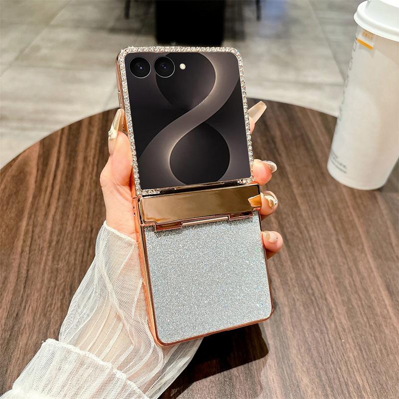 Rhinestone mirdzošs telefona vāciņš priekš Samsung