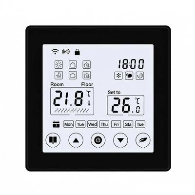 1 Set Smart-WiFi Thermostat With Touchscreen For-TUYA For-SMART LIFE Energy-Efficient Heating Control Home Heating Accessories
