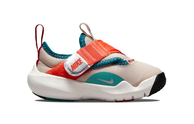Nike Flex Advance Abrasion Resistant Low Top Toddler Shoes Beige Orange TD Infant And Toddler DQ4501-101