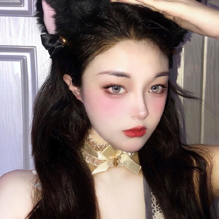 Bow-Knot Choker Collar Necklace Vintage Soft Lace Neck Cahin Ribbon Necklaces