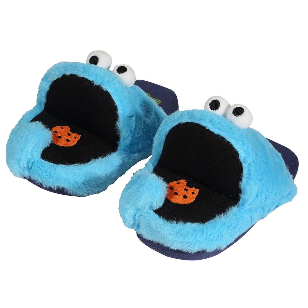 Sesame Street Unisex Adult Cookie Monster Slippers