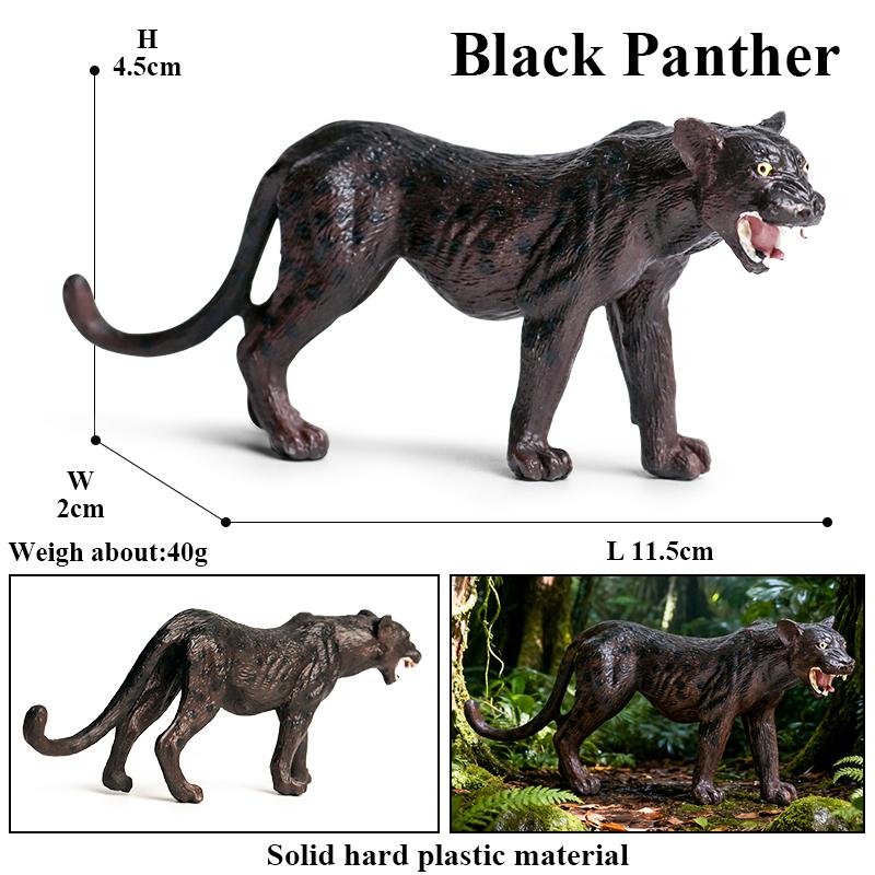Oenux Animale Sălbatice Africane Simulare Ghepard Sălbatic Leopard de Zăpadă Jaguar Figurină de Acțiune Figurine Model PVC Educativ Jucării pentru Copii