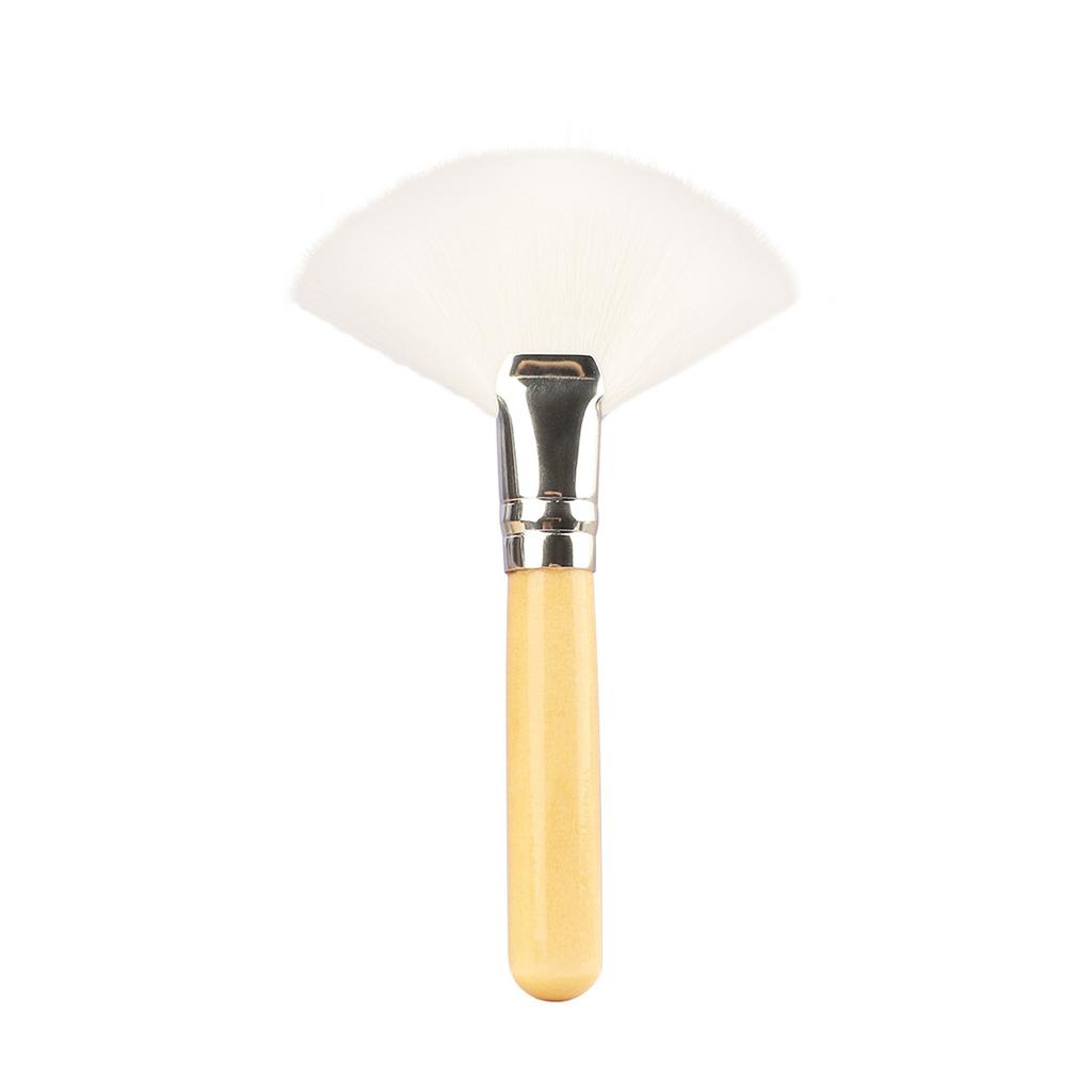 Single Fan-shaped Highlight Brush Evenly Painted, Soft Fan-shaped Makeup Brush