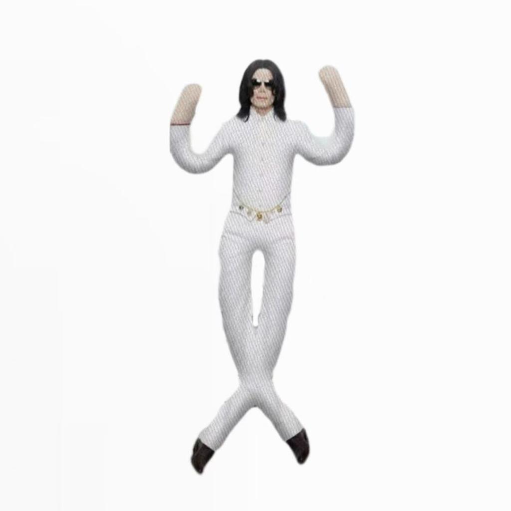 Anime Michael Jackson Cosplay Requisitenpuppe Plüsch gefüllte Figur Puppen Zimmerdekoration Abstrakt Gelenkbeweglichkeit Requisiten Geschenk