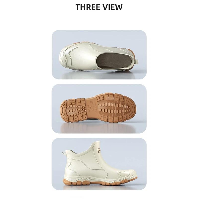 Couple's Fashionable Outdoor Rain Shoes Water Wading Anti Slip Rubber Shoes