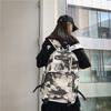 DELIXIONG Nylon Backpack Travel Backpack Regular Unisex Rendering White/Letter Black/Camouflage Black/Shoes White DLX-ON-720