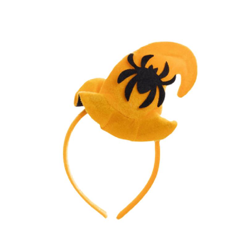 

Skeleton Halloween Spider Witch Cap Design Headband Hair Decor Party Accessories Spider