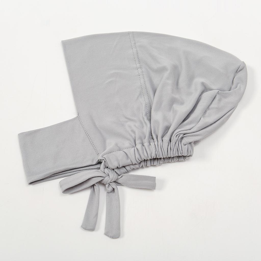 Islam Hijab Caps Muslim Women Inner Hijab Solid Color Undercap Hijab Femme Musulman Turban Islamic Ready To Wear Headcover