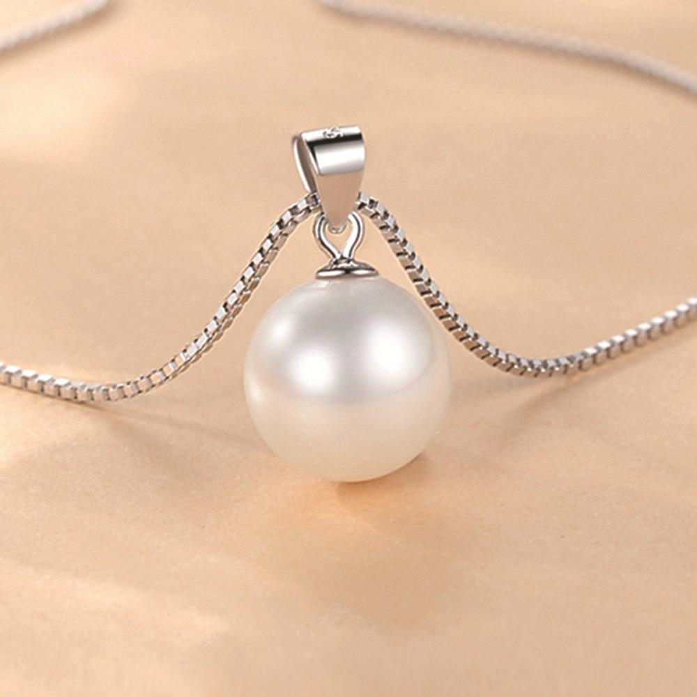 Colier retro cu perle de imitație marine