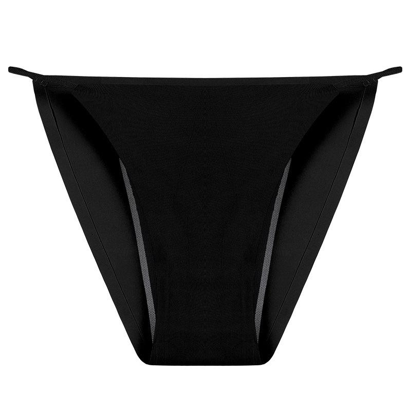 Plus Size Leak-Proof Ice Silk Period Thong for Women