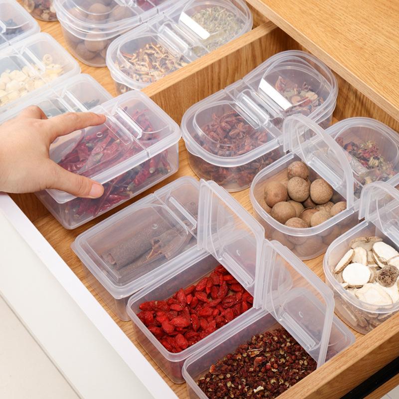 Versiegelte Aufbewahrungsbox für Sichuan-Pfeffer-Gewürze, Trockenpfeffer-Gewürzbox, Anis, Küche, Sternanis, Zimt, Heimverteilerbox