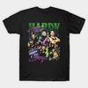 Men Black Print T-shirt The Hardy Boyz Retro Bootleg No-Cut Transfer Paper Print Cotton Tshirt