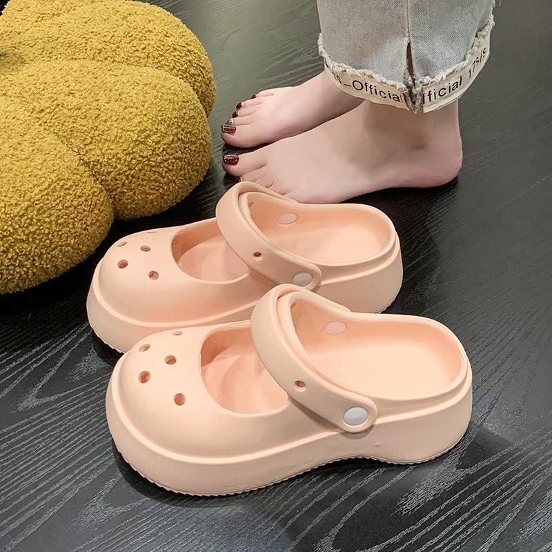 Women's Non-Slip Height-Increasing Summer Slippers - 2023 Soft-Soled Garden & Beach Shoes
