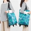 Large-capacity Foldable Shopping Bag with Wheels Handheld Shopping Trolley  Grocery