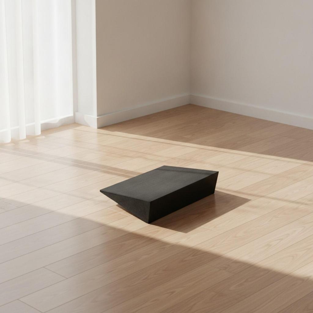 Foam Slant Board High-Density Yoga Block with Non-Slip for Home Gym, Yogis