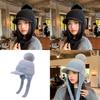 Knit Winter Beanie Hat For Women With Fleece Lining And Ear Protection For Cold Weather