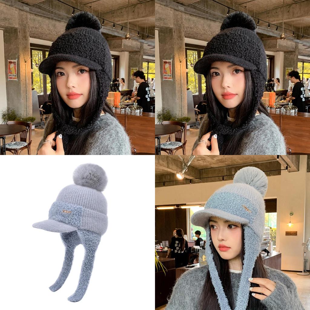 Knit Winter Beanie Hat For Women With Fleece Lining And Ear Protection For Cold Weather
