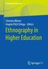The Ethnography In Higher Education Book