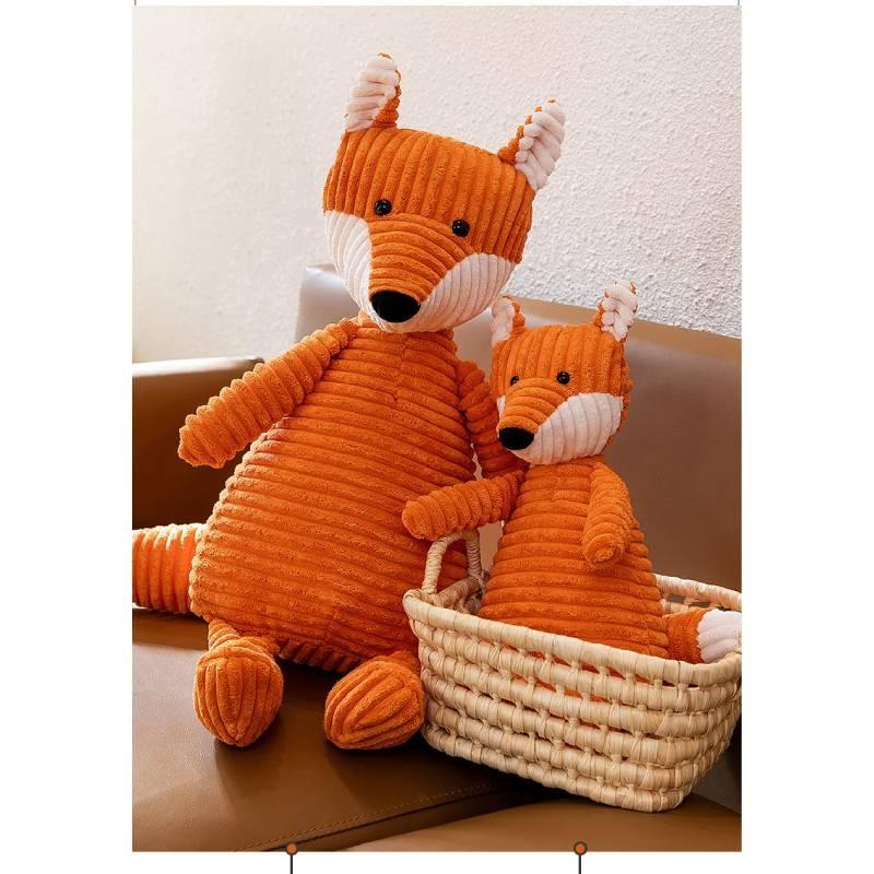 Adorable Plush Fox Toy Soft Cuddly Animal Doll Made Of High Quality Pp Cotton