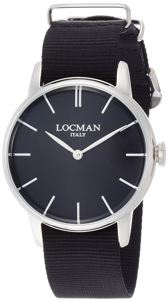 Rockman 1960 Collection Quartz 1960s Italian Officially Black Watch, Two-Hand, Design, 0251V01-00BKNKNK, Imported,