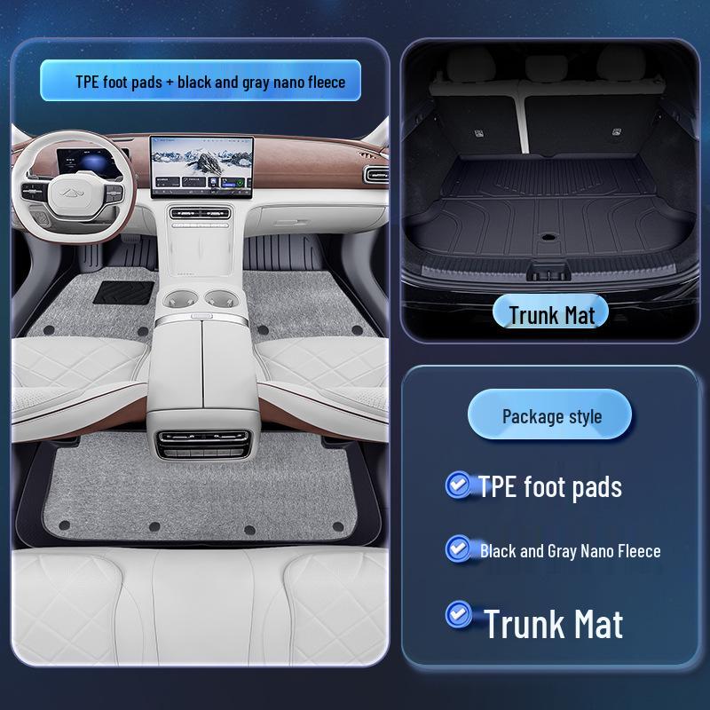 Fengyun A9L TPE Floor Mats for Chery Five-Seater Car Interior Modification Chery Fengyun A9L 4-Seater