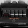 Foldable Trunk Storage Box Waterproof Oxford Cloth 110L Large-Capacity Car Organizer for Camping/Fishing Easy to Carry