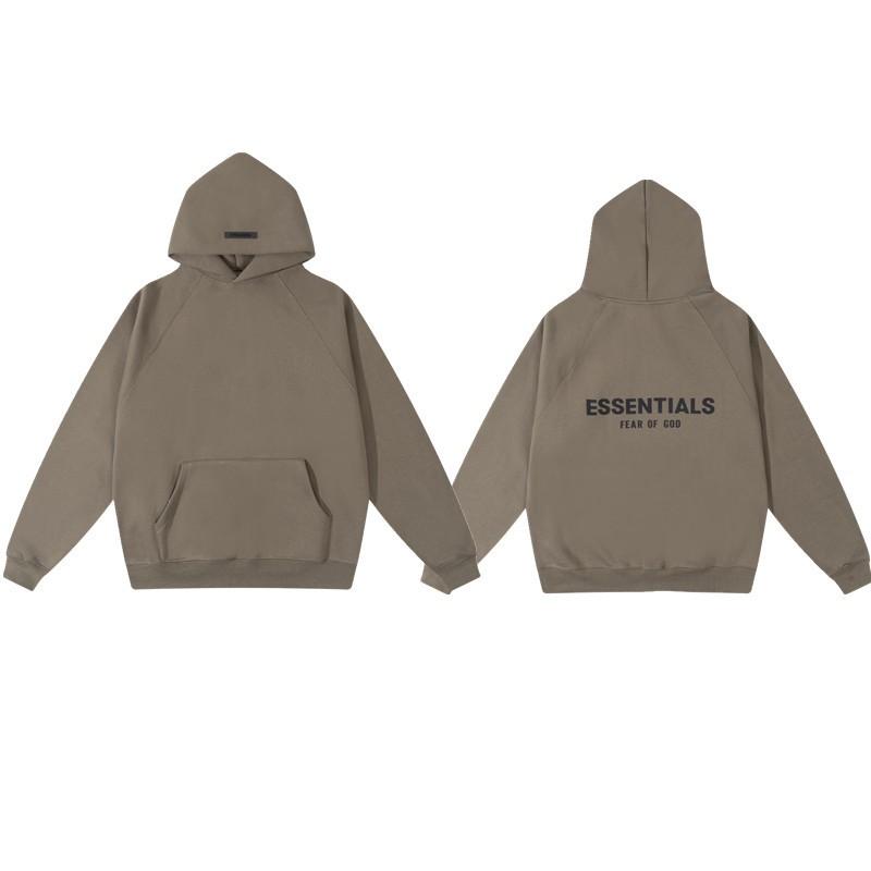 Unisex Oversized Hooded Sweatshirt With Flock Letter Print Soft Cotton Blend Warm Lined