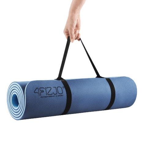 Exercise Mat 10 Mm Anti-slip Foam 180x60 Cm Navy Blue