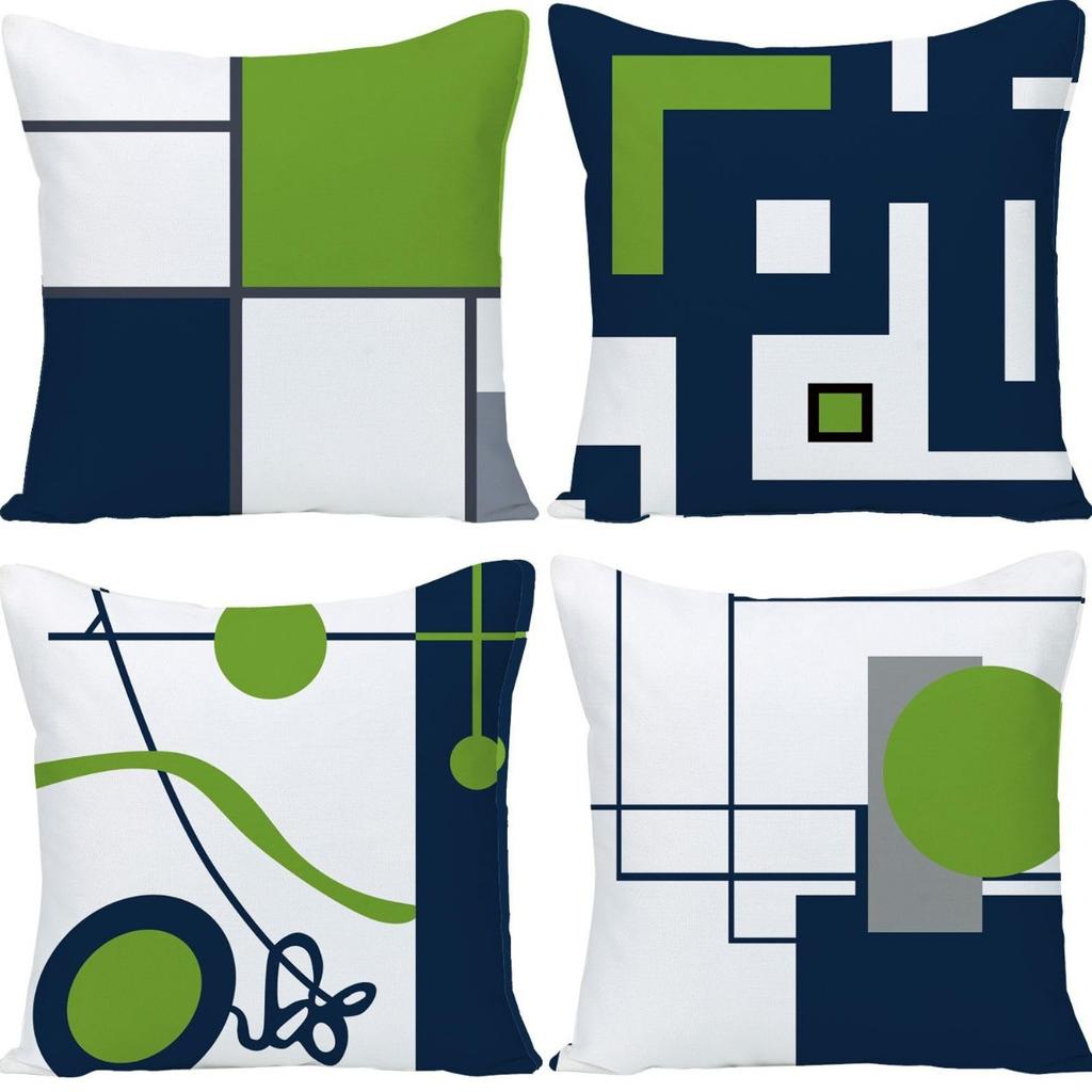 Geometric Simple Home Ornament Combination Series Pillow Cover Car Pillow Cushion Cover Premium Durable Quality