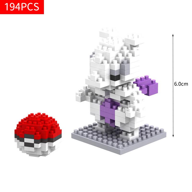 Pokemon Toy Lega Building Blocks Pokémon Action Cartoon Character Pikachu Assembled Model Building Block For Boys Birthday Gifts