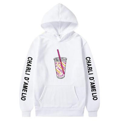 Autumn Winter Fashion Charli D'amelio Hoodie Men's Sweatshirts Fashion Long Sleeve Pullover