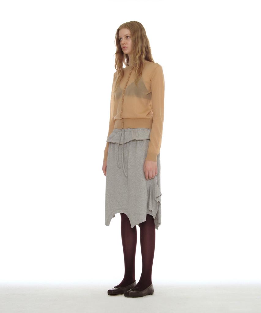 Partimento Woman Reverse T-Shirt Midi Skirt_Melange