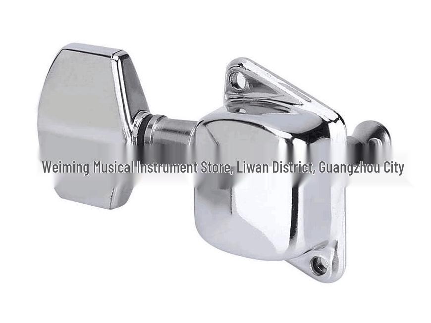 Open-Style Semi-Closed Metal Tuning Pegs for Folk Acoustic Guitars