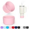 Universal 7.5cm Soft Food Grade Silicone Bottom Cup Sleeve Cover For Stanley 40oz Ice Flow Flip 30 Oz 20 Oz Water Bottle
