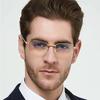 Men Reading Glasses HD Prescription Glasses Metal Frame Presbyopic Glasses Unisex Glasses 0 To +4.0 Eyeglasses
