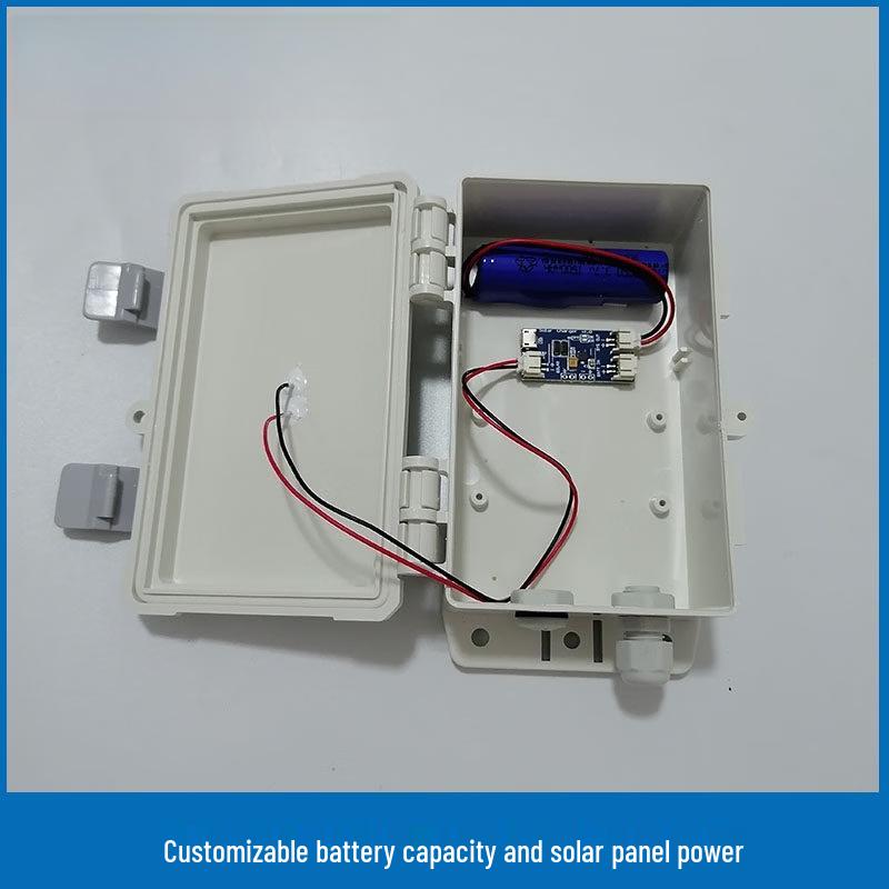 Portable Solar Panel with Integrated Battery Box