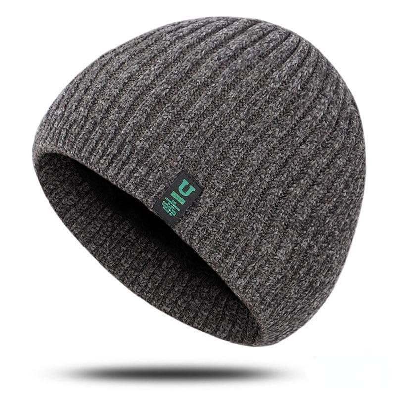 

[Tia Family] knit hat knit cap hat mens autumn/winter Cold protection Heat retention warm soft simple Fashionable knit beanie Thick elasticity Plain