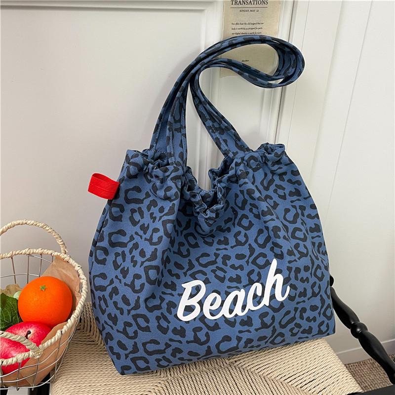 Urban Leopard Print Bag For Women With Large Capacity Casual Shoulder Bag