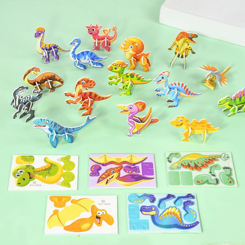 30Pcs Mini Animal DIY Paper Jigsaw Puzzles Toy for Kids Birthday Party Favors Kindergarten Rewards Goodie Bag Pinata Filler Gift