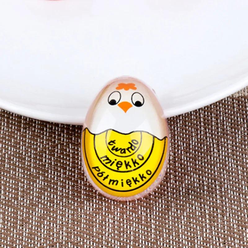 1 Color Changing Egg Timer Resin Material Perfect Boiled Eggs By Temperature Kitchen Helper Egg Timer Red Timer Tools