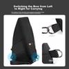 CROSSGEAR Chest Bag, Casual and Sport, Shoulder Bag, Flat Crossbody Bag, Cycling Phone Bag, Storage Pouch